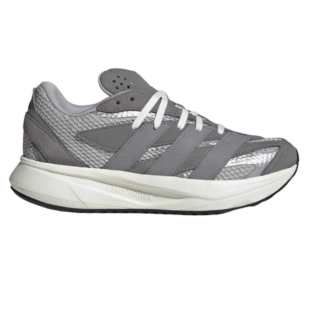 Adidas Childrens/Kids Lightblaze Leather Shoes / Gray/Silver